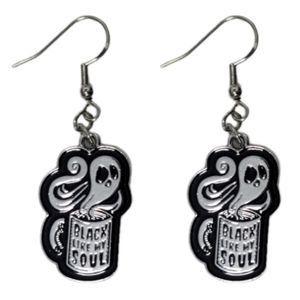 Handmade Black Like My Soul Earrings